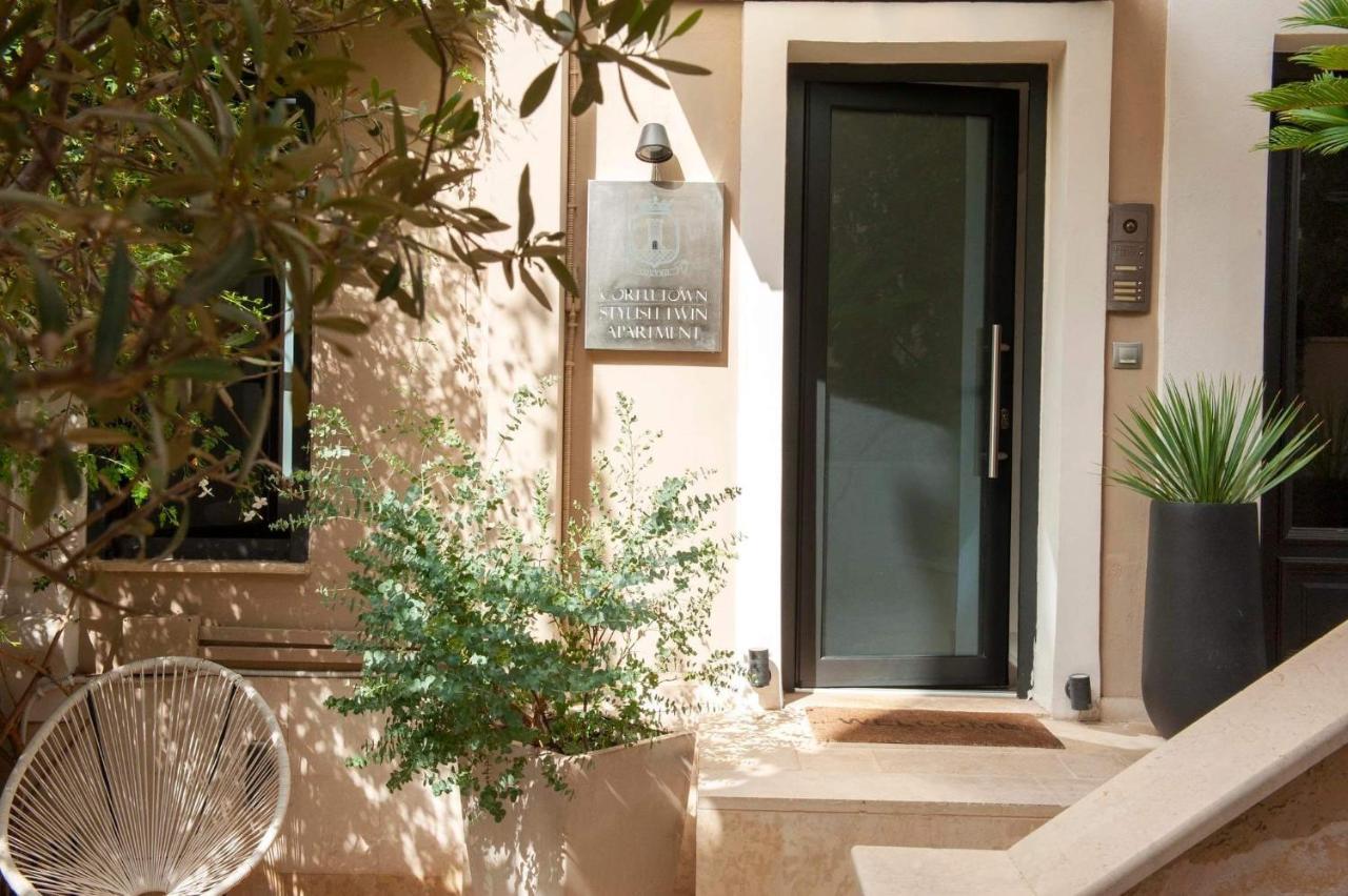 Corfu Town Stylish Twin Apartment Luaran gambar